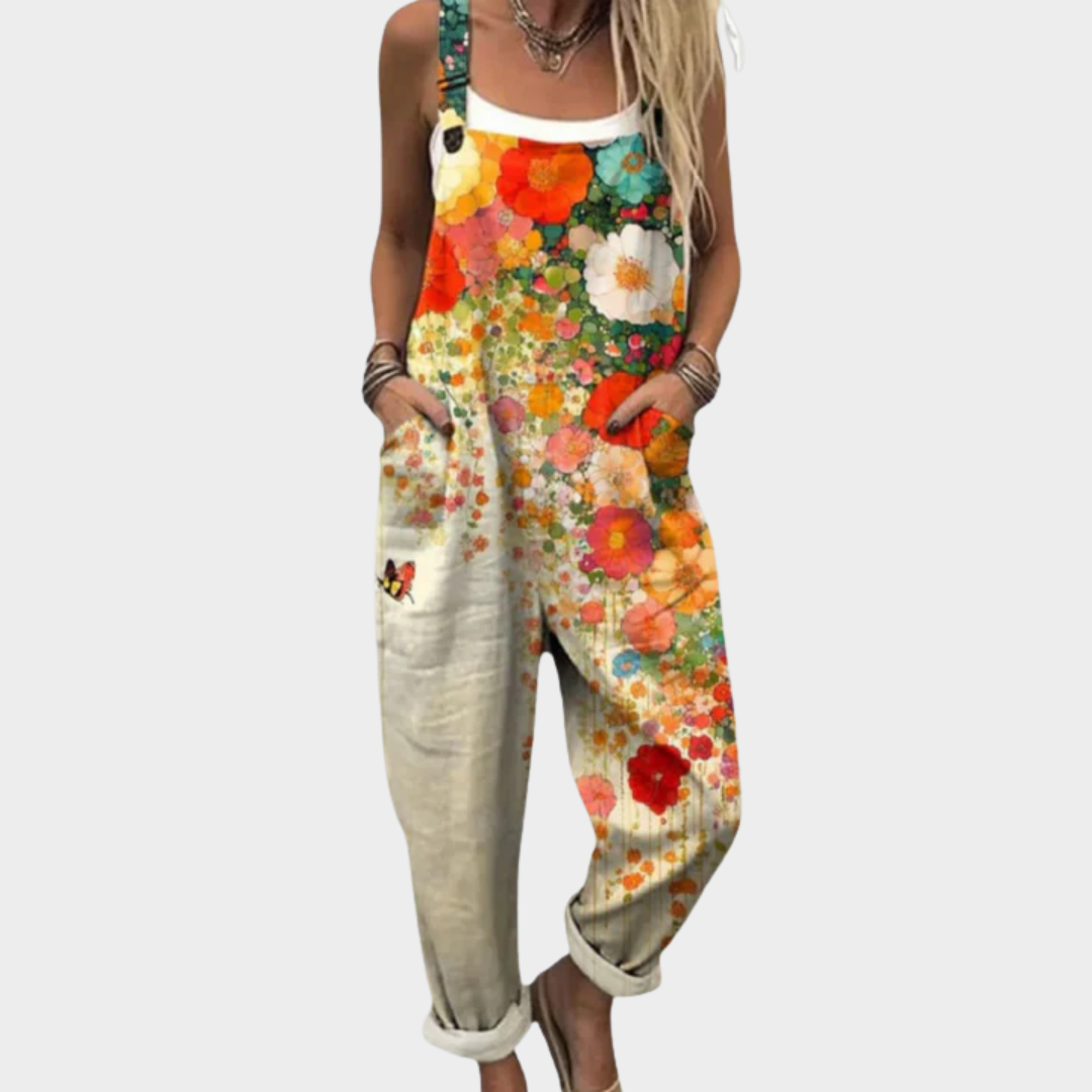 Cream Floral / 4XL